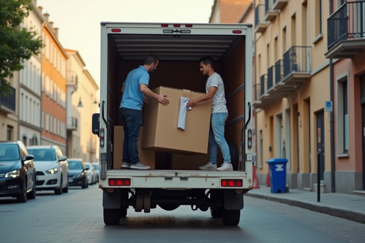 camion déménagement