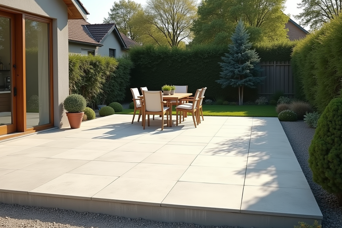 terrasse béton