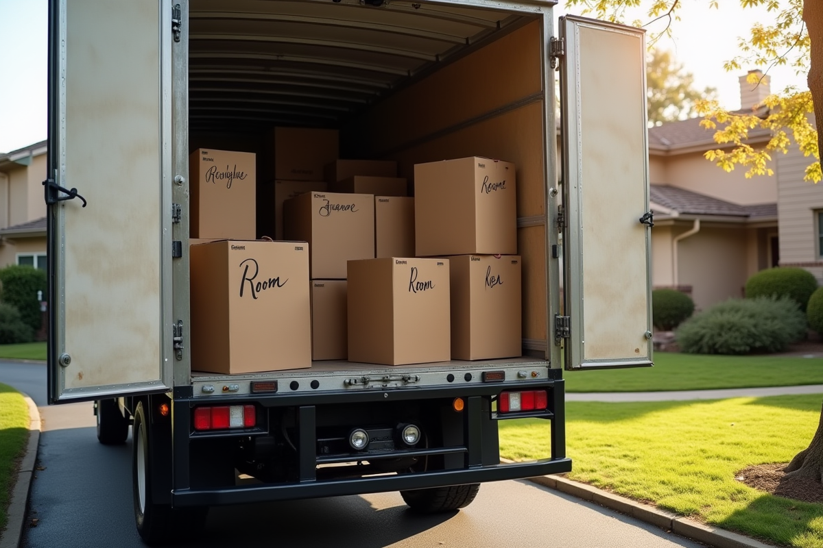 camion déménagement