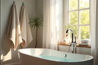 linge de bain confortable