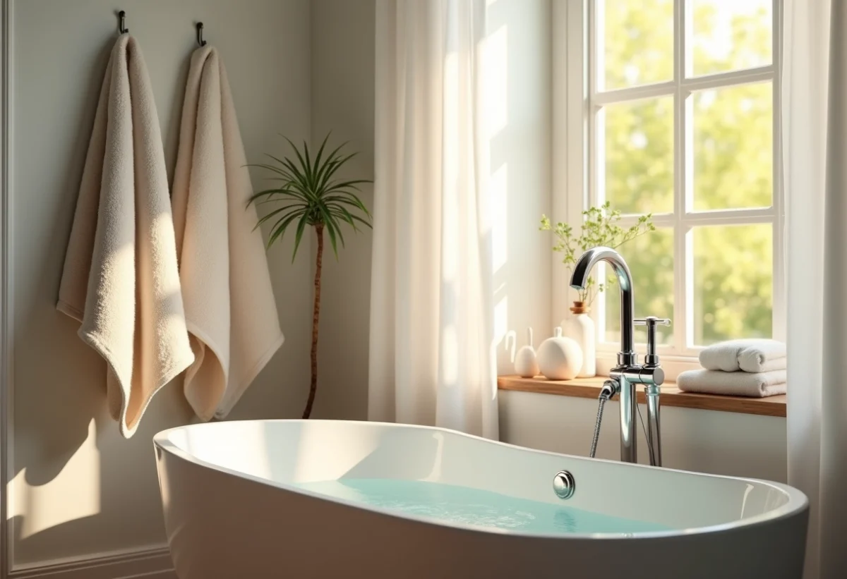 linge de bain confortable